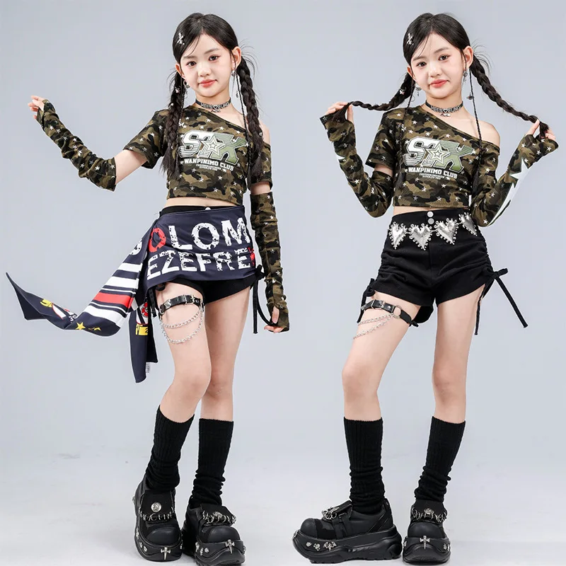 Street Fashion Model - Girls Jazz Dancing Costume Model Catwalk