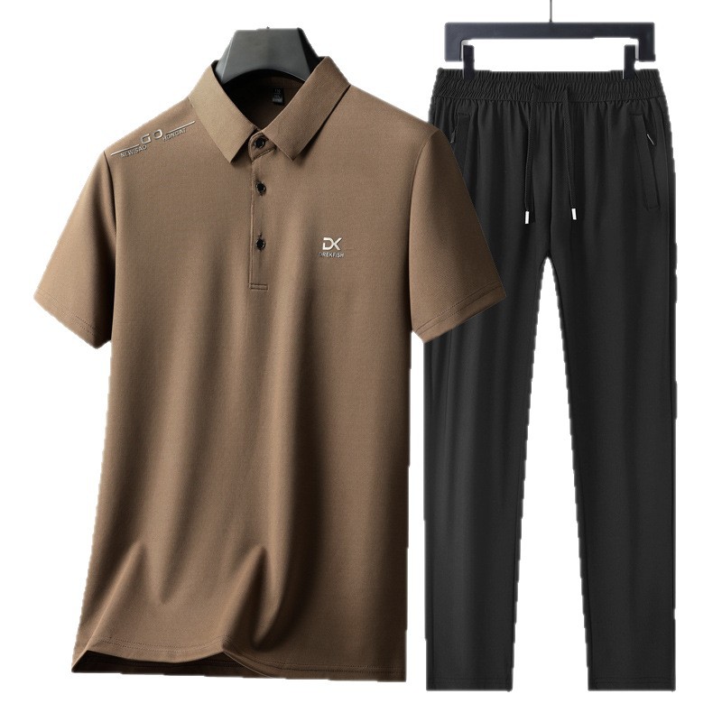Street Fashion Clothes - Men's Casual 2-Piece Sportswear Set Streetwear