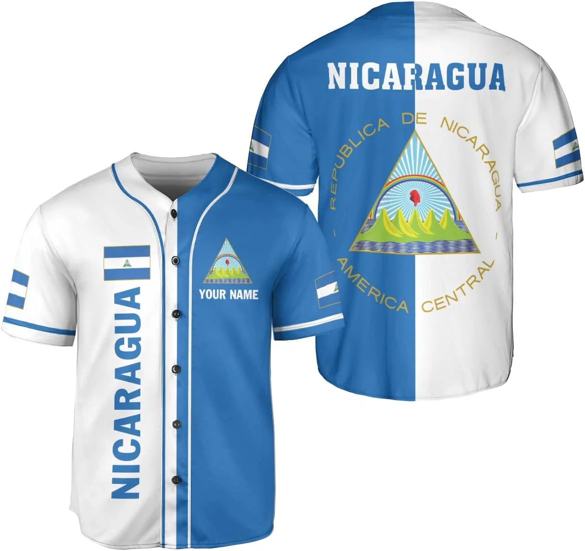 Personalized Name Nicaragua De - Street Fashion Jersey ulasan dan harga