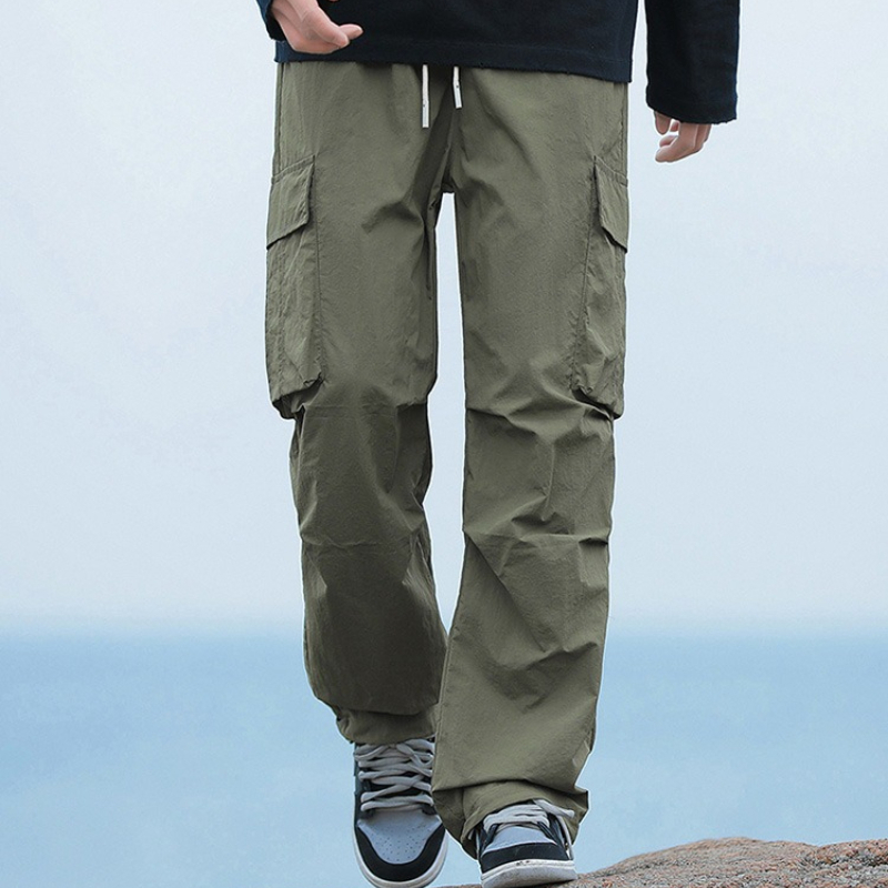 Summer Men's Loose Cargo Pants - Cargo Pant Wide ulasan dan harga