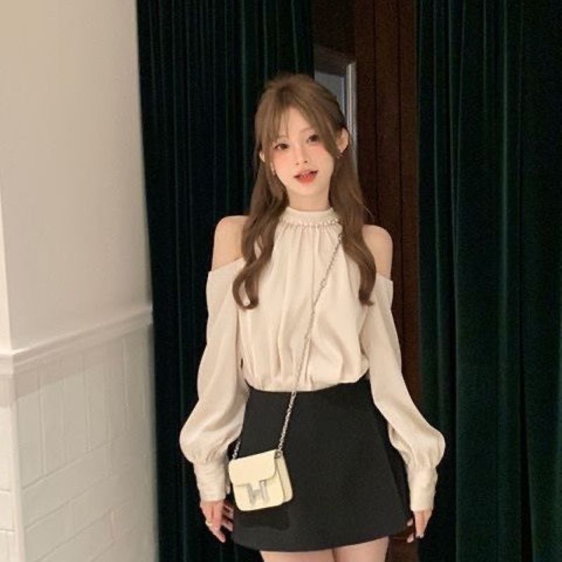 Spring Sweet Blouses For Women - Street Fashion Korea ulasan dan harga