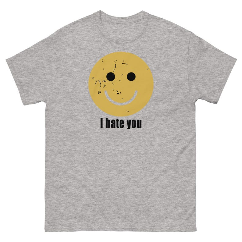 I Hate You Smiley Face New Mod - Street Fashion Model ulasan dan harga