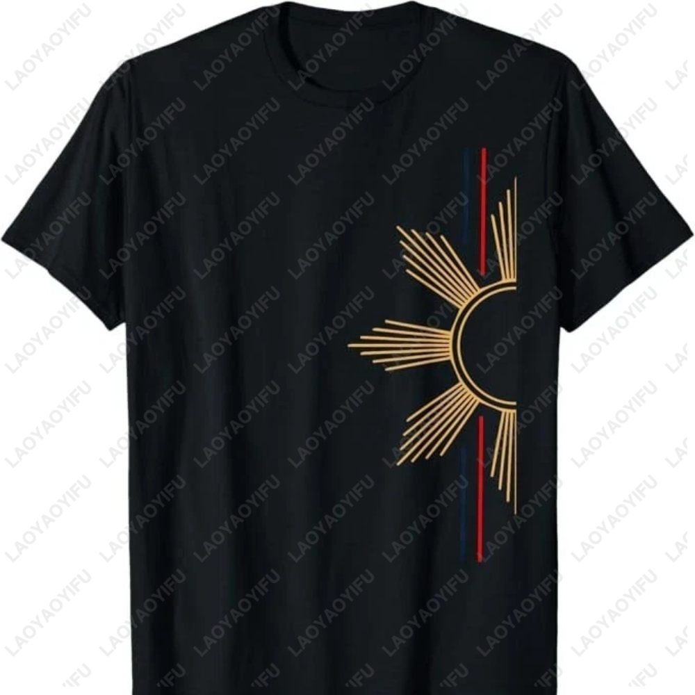 Minimalist Filipino Sun T-Shir - Street Fashion Philippines ulasan dan harga