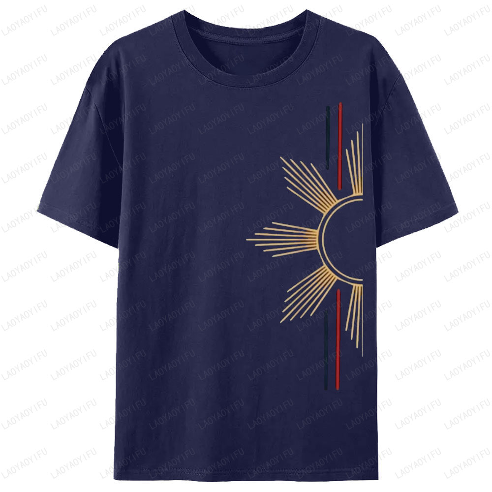 Minimalist Filipino Sun T-Shir - Street Fashion Philippines ulasan dan harga