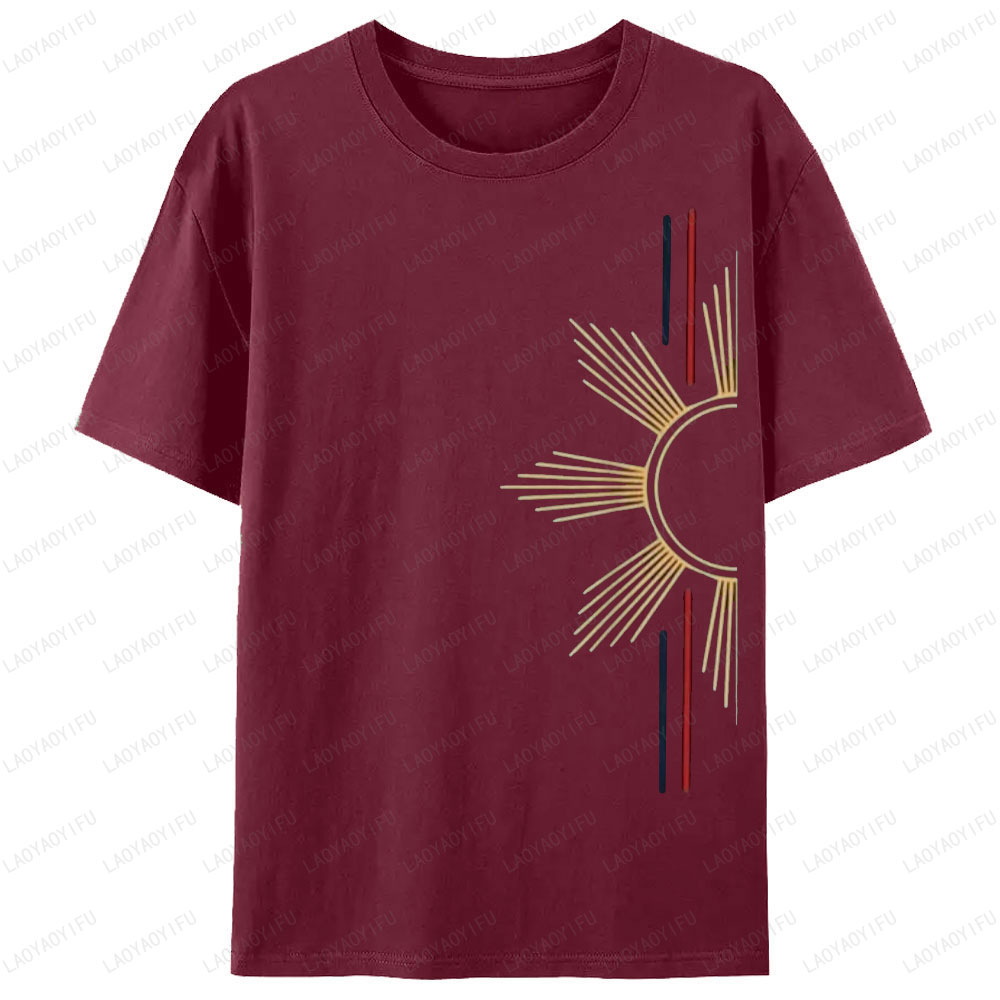 Minimalist Filipino Sun T-Shir - Street Fashion Philippines ulasan dan harga