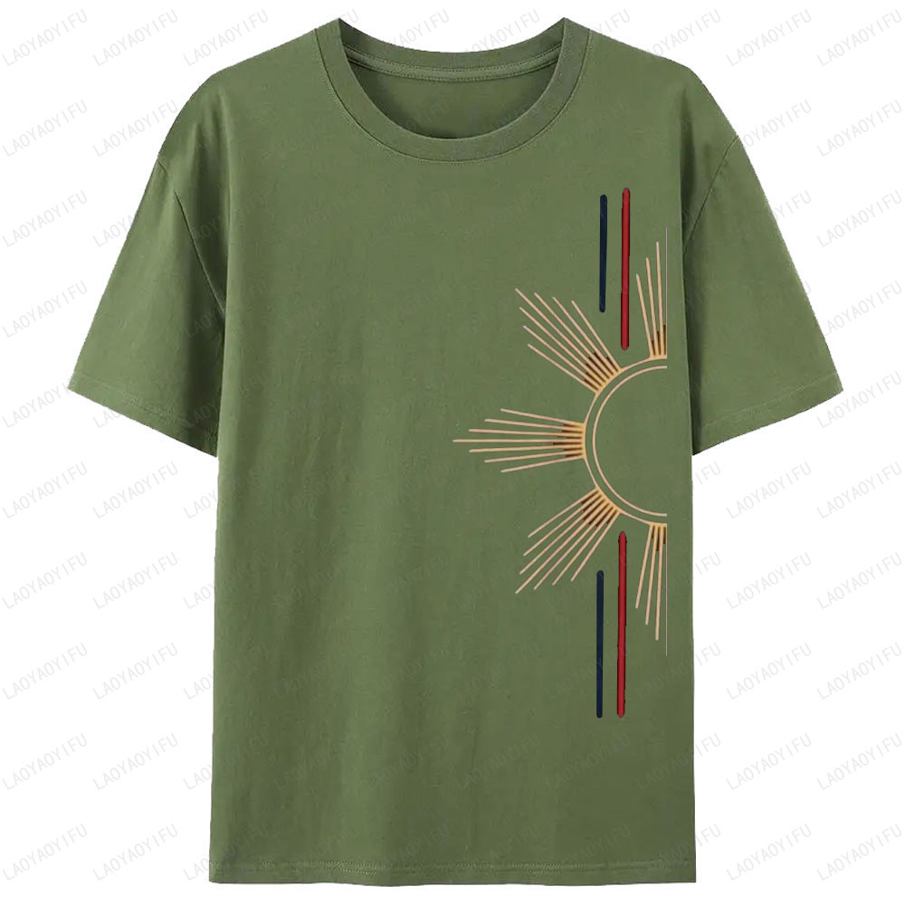 Minimalist Filipino Sun T-Shir - Street Fashion Philippines ulasan dan harga