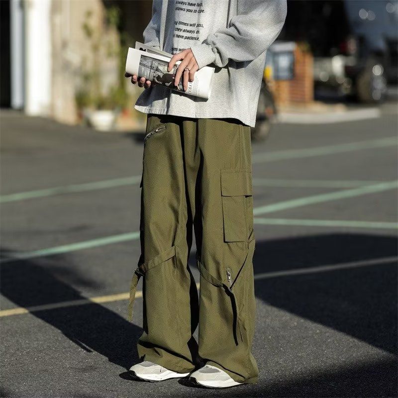 2026 Unisex Japanese Cargo Pan - Cargo Pant Wide ulasan dan harga