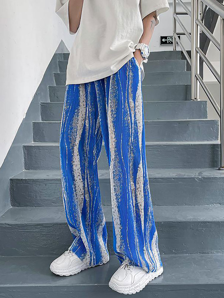 Streetwear Tie-Dye Ice Silk Su - Street Fashion Korea ulasan dan harga