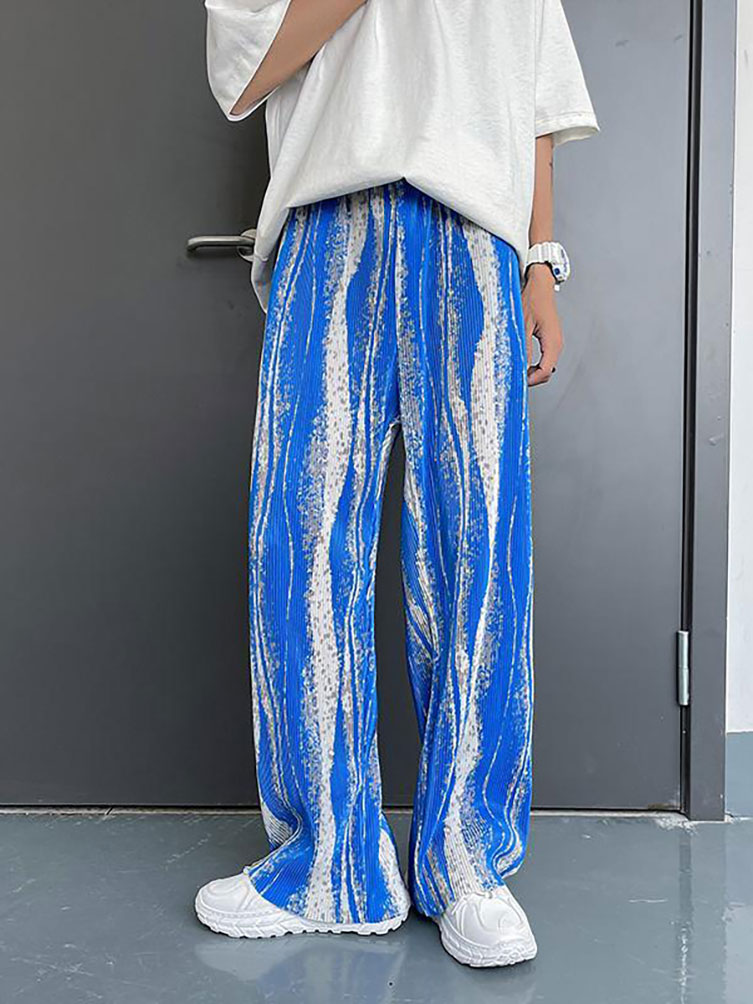 Streetwear Tie-Dye Ice Silk Su - Street Fashion Korea ulasan dan harga