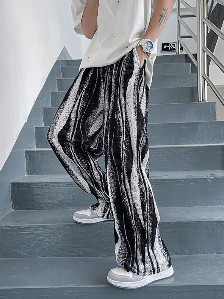 Streetwear Tie-Dye Ice Silk Su - Street Fashion Korea ulasan dan harga